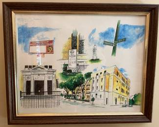 Leo HS picture collage, 15.5" x 12.5",  was $25, NOW $15