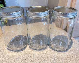 Three Ball Quart Jars, was $4, NOW $3