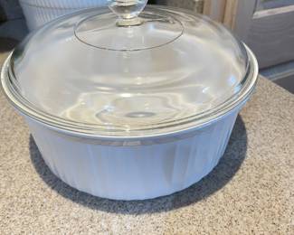 Large Corningware round casserole dish w/lid,  was $15, NOW $10