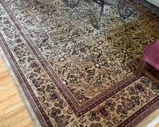 Traditional wool area rug, 8' x 10',  was $345, NOW $245