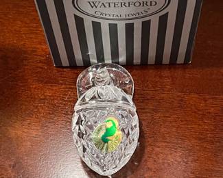 Waterford crystal egg (broken stem),  was $10, NOW $7