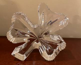 Waterford 3 leaf Shamrock Paper weight,  was $32, NOW $22