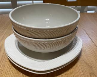 Pfaltzgraff serving bowls (2) and Serving platter (2),  was $15, NOW $12