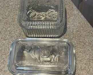 Cow Butter Dish,  was $7, NOW $4.   Jelly/Salt Dish  was $5, NOW $3