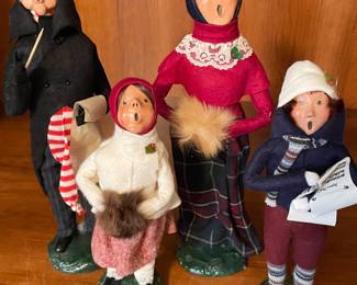  Set of 4 Bye's Choice Carolers Set,  was $50, NOW $35