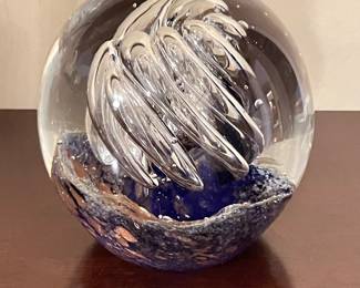 Large round paperweight, 4",  was $20, NOW $14