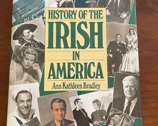 History of the Irish in America coffee table book, was $12, NOW $9