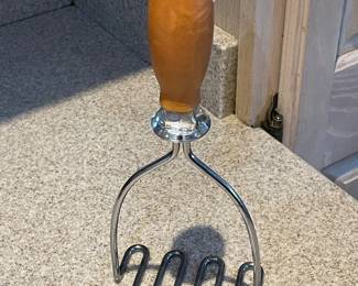 Wooden Handle Masher, was $5, NOW $3