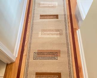 Modern runner (just cleaned professionally), 8' x 25",  was $75, NOW $58