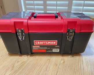 Craftsman Tool Box with side compartments for nails, etc ,  was $20, NOW $15