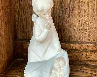 Lladro Guardian Angel, 4"W x 7"H,  $20