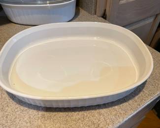 Corningware large casserole dish,  was $14, NOW $10