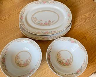 Additional view of Symphony serving bowls  and platters ~