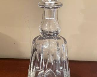 St Louis Crystal Decanter, Jersey pattern 11"H,  was $115, NOW $75