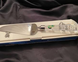 View of second Waterford cake server ~