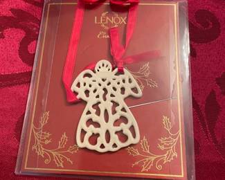 Lenox Angel Ornament,  was $8, NOW $6