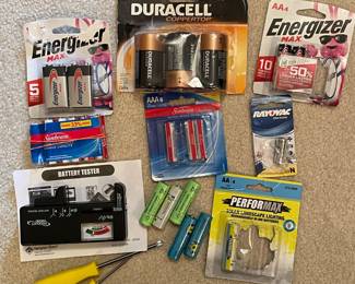 Misc. Battery Bundle: was  $12, NOW $8