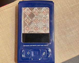 FM Radio LED White Light and Torch,  was $7, NOW $4