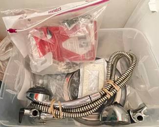 Shower Sprayer and shower accessories,  was $10, NOW $8