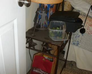Small table & western lamp