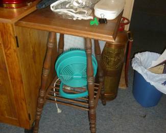 vintage table, etc