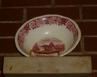Old transferware bowl