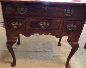 English 1880s Queen Anne Low Boy