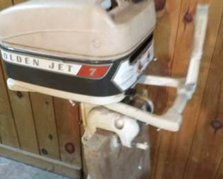 1940s Era Golden Jet 7 HP Outdoor Motor