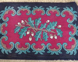4 to 5 handmade antique hooked rugs