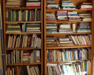 Bookcases Full Of Informational And Reference Books