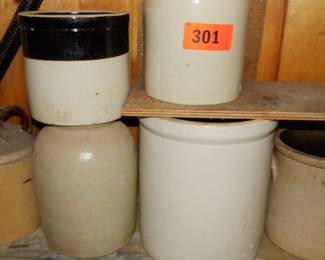 Six Pieces Of Assorted Stoneware