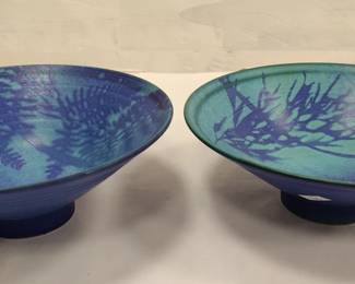  TWO ANSEL ADAMS GALLERY BOWLS 