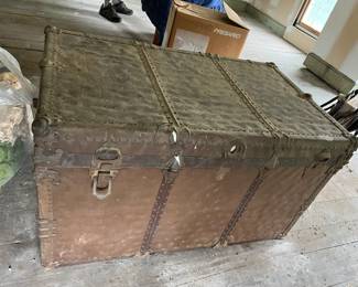 Early 1900’s trunk from Italy. 
