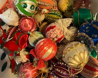 Beaded Christmas ornaments…