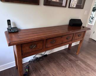 $185 - Century Farm line Table
71”w x 32 1/2” h x 18”d
$185