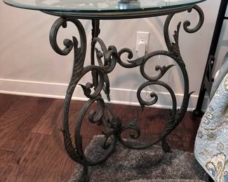 $112 - Iron and Glass Table
$112