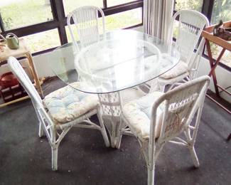 Wicker Dinette set