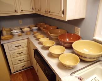 Yellowware bowls