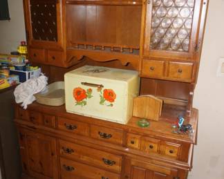 china cabinet, bread box