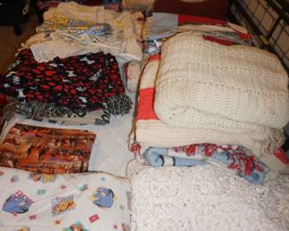 crotchet cloth, blankets,