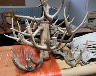 Antler chandelier