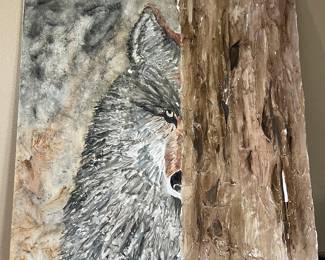 Wolf art