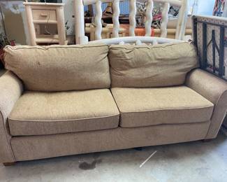 New pull out bed couch with tags on