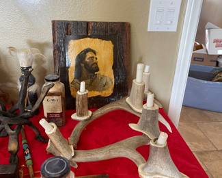 Antler candle sticks