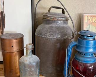 Old milk cans and more