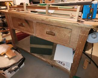 Work table (would make a great kitchen island)