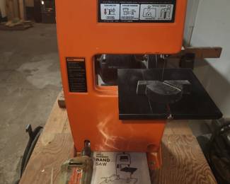 1 of 2 pictures - Black & Decker Drill Powered Band Saw