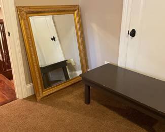 Large Gilt Wall Mirror    $250.00 