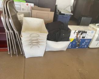 Storage, Folding Chairs, 