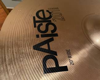 Paiste Cymbal - complete set sold with the drum set 